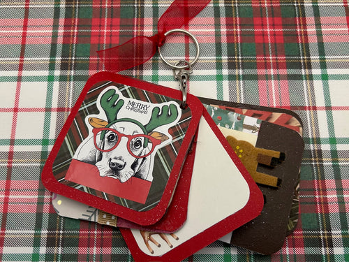 Mini Junk Journal Key Chain