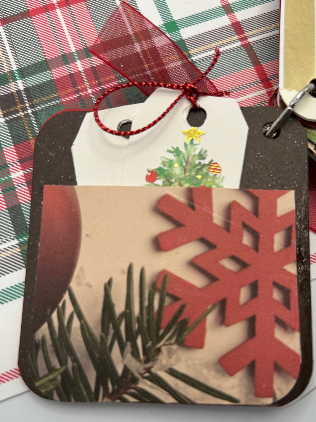 Mini Junk Journal Key Chain